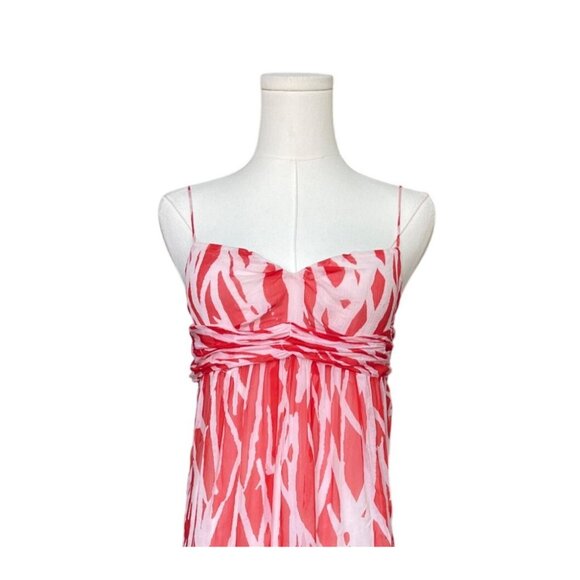 Diane VonFurstenberg 100% Silk Babydoll Slip Dress Size 4 Y2K ASO Paris Hilton - Picture 4 of 9